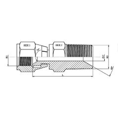Adapteur - FJxMB - FJ 3/4 - MB 1/2"