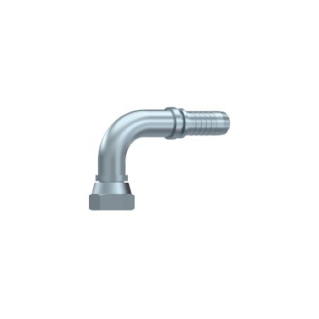 Embout Femelle BSP Cône 60° - Coude 90° - DN 3/4 - Ø Int. tuyau 19 - 3/4 DMH - 1