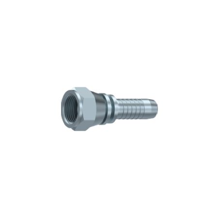 Embout Femelle JIC - Cone 74° - 3/4 - 16F - Ø Int. 17.33 mm - Ø Int. Tuyau - DN 10 mm - 3/8 DMH - 1