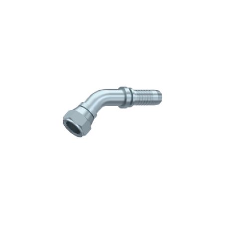 Embout Femelle JIC 45° - Cone 74° - 1"1/16 - 12F - Ø Int. 24.69 mm - Ø Int. Tuyau - DN 13 mm - 1/2 DMH - 1