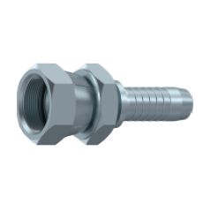 Embout femelle JIS KOMATSU - M22X150 - Ø 20,5mm - Ø Int. tuyau 16 mm - 5/8 DMH - 1