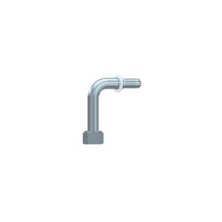 Embout femelle ORFS - 1" - 14 F - Ø 25.4 mm Long - Coude 90° - Ø Int. tuyau 13 mm - 1/2 DMH - 1