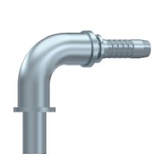 Embout lisse droit métrique DN 15 - Coude 90° - Ø Int. tuyau 13 mm - 1/2 DMH - 1