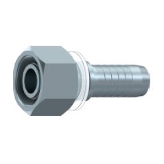 Embout femelle DIN cône 24 - série L - DN 8 L - M14X150 - Ø Int. tuyau 4 mm - 3/16 DMH - 1