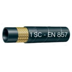 Tuyau 1 tresse acier - DN 16 - EN 857 - 1SC - PS 130 bar DMH - 1