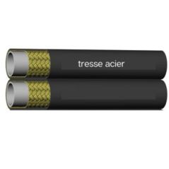 Tuyau thermoplastique Jumelé 1 tresse acier - SAE 100R7 - DN 10 - PS 225 bar DMH - 1