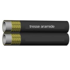 Tuyau thermoplastique tresse aramide jumelée - SAE 100R8 - DN 10 - PS 280 bar DMH - 1