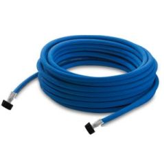 50m de tuyau bleu 2SC - laveur haute pression - 2 embouts 22x150 tournant  DMH - 1