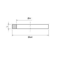 Joint Cuivre BSP gaz recuit - 1/4"