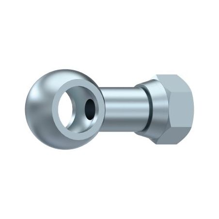 banjo Ø 1/2 BSP (21 mm) hydraulique prolongé filetage F. tournante 1/2 FBSP DICSA - 1