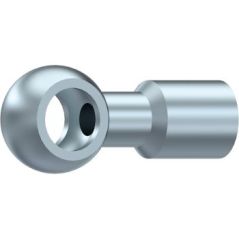 banjo Ø 3/8 BSP (17 mm) hydraulique prolongé filetage F. fixe 3/8 BSP (17 mm) DICSA - 1