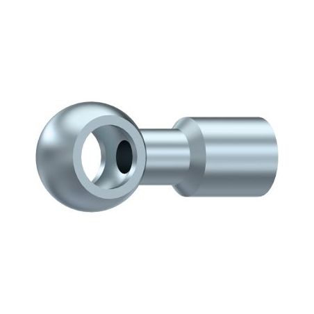 banjo Ø 3/8 BSP (17 mm) hydraulique prolongé filetage F. fixe 3/8 BSP (17 mm) DICSA - 1