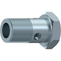 vis Ø 1/8 BSP (10 mm) - creuse simple hydraulique pour banjo 1/8 (10 mm) DICSA - 1
