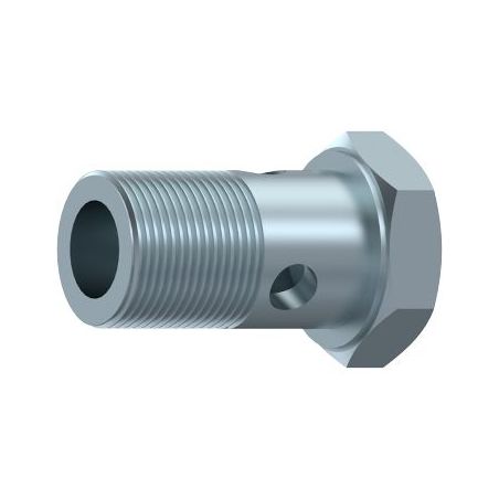 vis Ø 3/8 BSP (17 mm) - creuse simple hydraulique pour banjo 3/8 (17 mm) DICSA - 1