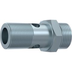 vis Ø 3/4 BSP (27 mm) - creuse simple hydraulique prolongé pour banjo 3/4 (27 mm) DICSA - 1