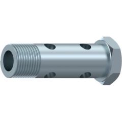 vis Ø M18X150 creuse double hydraulique pour banjo Ø 18