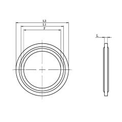 Bague BS - 2"1/2 BSP (76 mm)