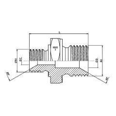 Réducteur Male - Male - 1/2" MBSP - 3/4" MBSP