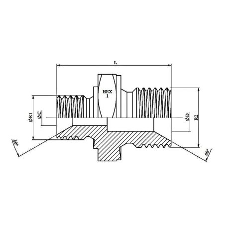 Réducteur Male - Male - 3/4" MBSP - 1" MBSP