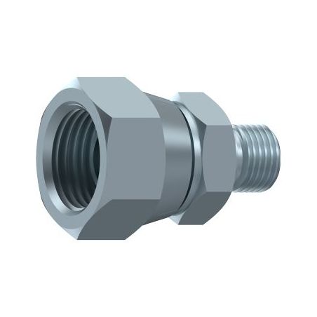 Réducteur Male - Femelle tournante BSP 60º - 3/4" MBSP - 1" FBSP DICSA - 1