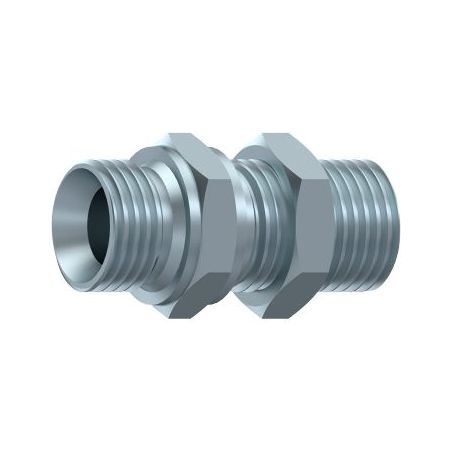 Passe-Cloison Male - Male - avec écrou - 3/8" MBSP - 3/8" MBSP DICSA - 1