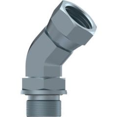 Coude 45º - Male orientable MG OR - fem.tour. FBSP 60º -1/4" MG OR - 1/4" FBSP DICSA - 1