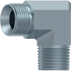 Coude 90º - Male MBSP (60º) -MNPT (60º) - 1/2" MBSP - 1/2" NPT DICSA - 1