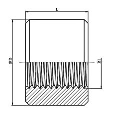 Raccord à souder pour vérins - 1/4" BSP