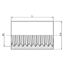 Manchon Femelle - Femelle ronde - 1" BSP