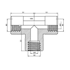 TFG Femelle fixe forgé - 1"1/4 FG - 1"1/4 FG - 1"1/4 FG