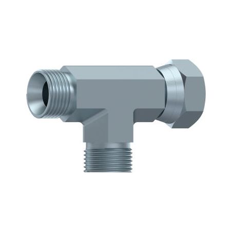 Té Male - Male - Femelle tournante forgé - 3/4" MBSP - 3/4" MBSP - 3/4" FBSP DICSA - 1