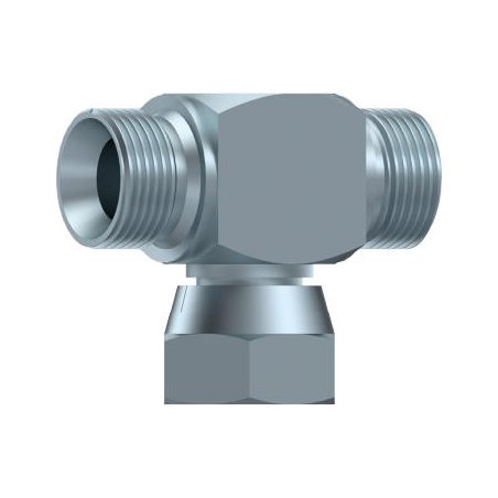 Té Male-Femelle tournante - Male Bloc -1/2" MBSP - 1/2" FBSP - 1/2" MBSP DICSA - 1