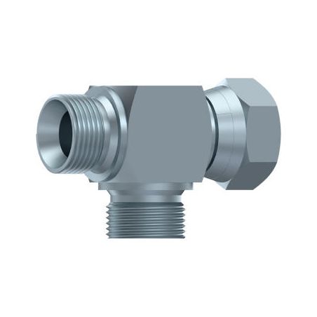 Té Male - Male - Femelle tournante Bloc - 1/2" MBSP - 1/2" MBSP - 1/2" FBSP DICSA - 1