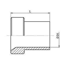 Manchette JIC - MAJ Pour tube Ø 20