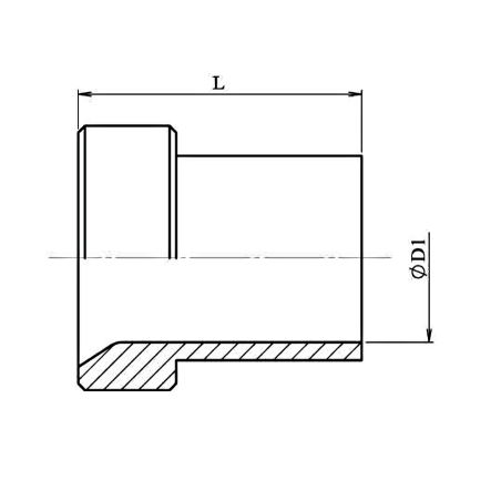 Manchette JIC - MAJ Pour tube Ø 32