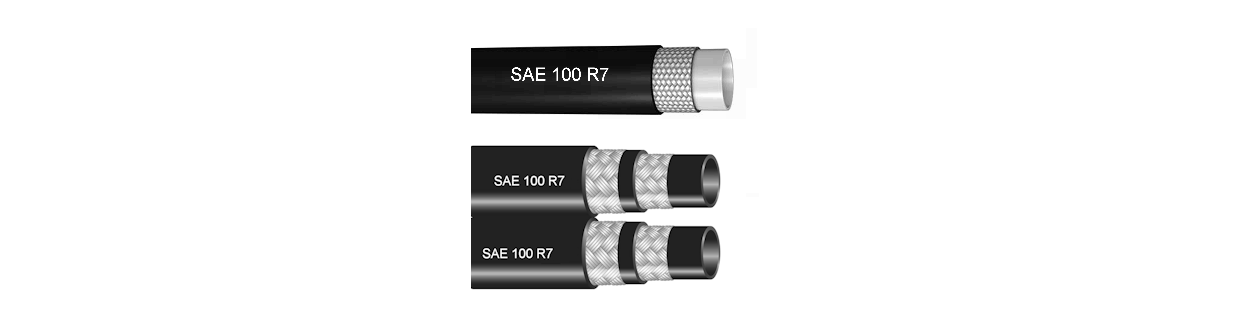 Tuyaux Thermoplastiques Hydrauliques – SAE 100 R7/R8 – Flexibles Haute Résistance Chimique & Température