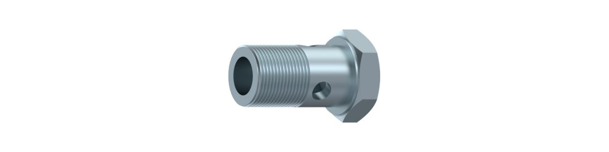 Vis Creuse Hydraulique Simple BSP – Raccord Banjo Haute Pression | Flexible-Hydraulique.fr