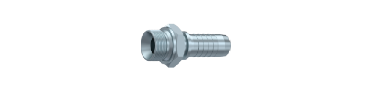 Embout à Sertir Mâle MBSP – Filetage BSP Cylindrique 60° – Raccord Hydraulique