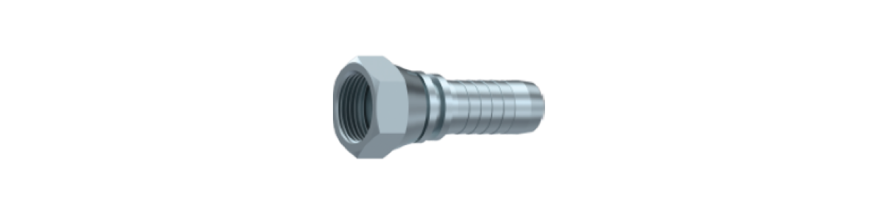 Embout à Sertir Femelle FBSP Fond Plat – Filetage BSP Cylindrique – Raccord Hydraulique